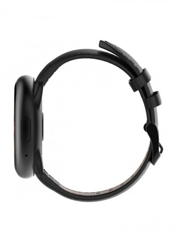 ZeRound2HR-Premium Waterproof Smartwatch Brushed Black/Black Flat