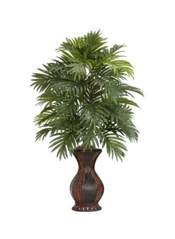 Artificial Areca Palm With Urn Green/Brown 26x24x37inch