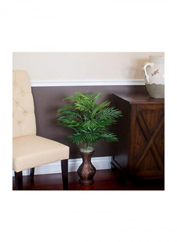 Artificial Areca Palm With Urn Green/Brown 26x24x37inch