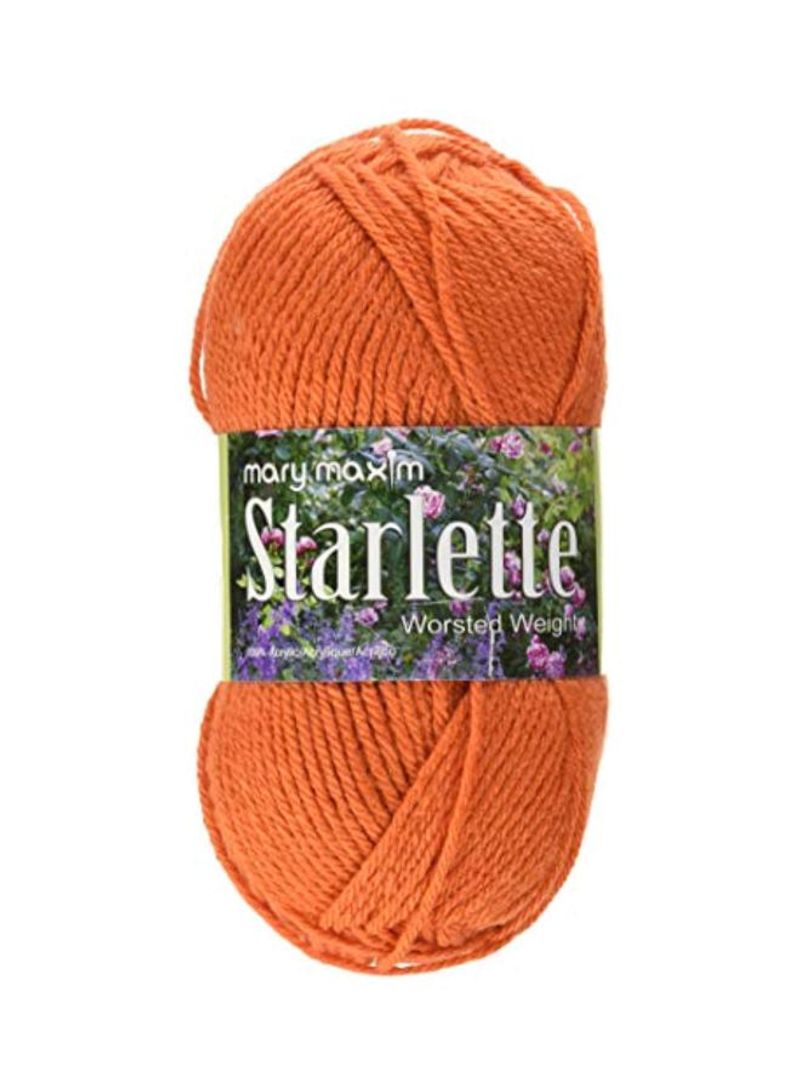 Starlette Yarn Burnt Orange 180yard