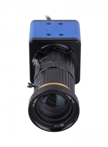 1080P HD Webcam With Microphone Holder 12.6x5x5centimeter Blue/Black