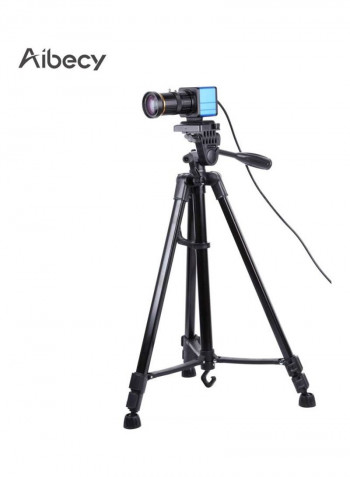 1080P HD Webcam With Microphone Holder 12.6x5x5centimeter Blue/Black