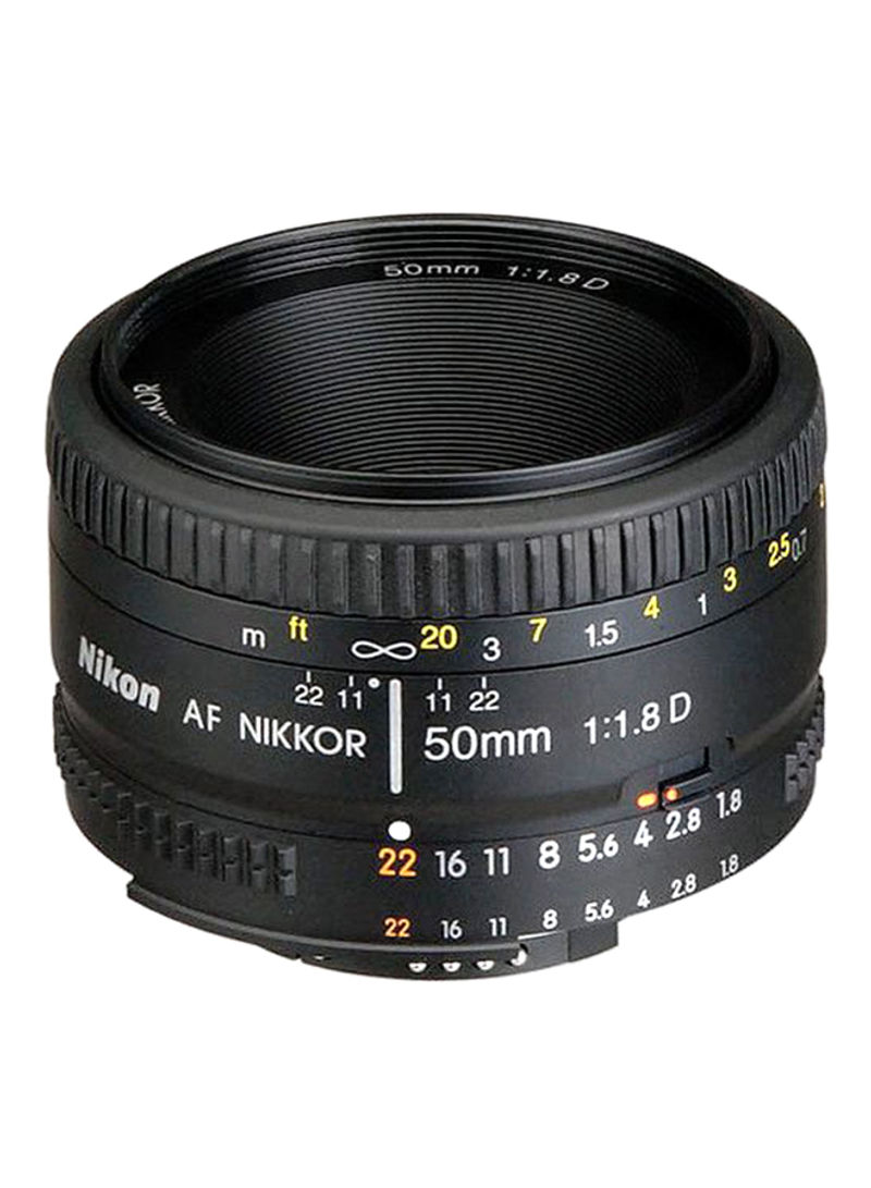 AF Nikkor 50mm f/1.8D Lens Black