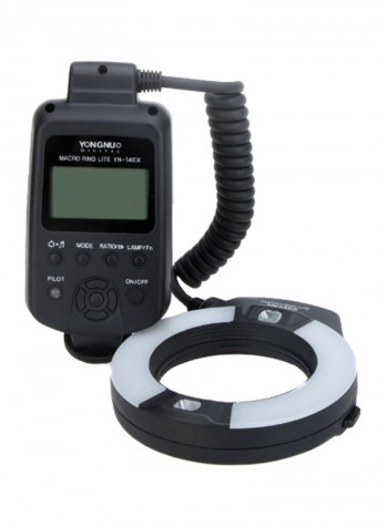 Macro Ring Flash Light 19.2x15.2x12.4cm Black