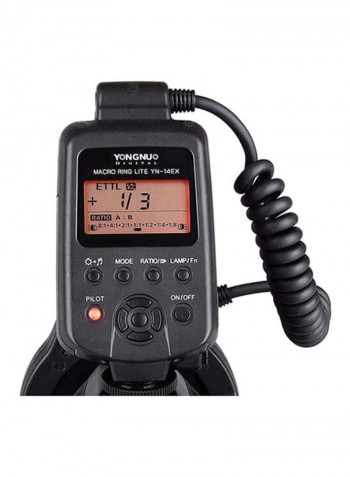 Macro Ring Flash Light 19.2x15.2x12.4cm Black