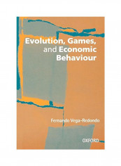 Evolution, Games, and Economic Behaviour Paperback