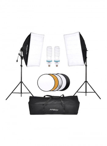 Photography Studio Lighting Kit Black/White