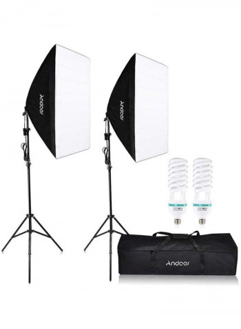 Photography Studio Lighting Kit Black/White
