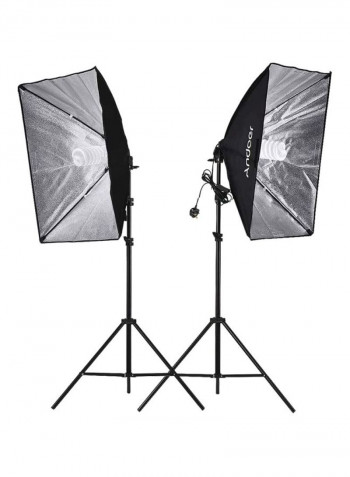 Photography Studio Lighting Kit Black/White