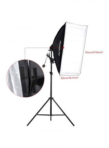 Photography Studio Lighting Kit Black/White