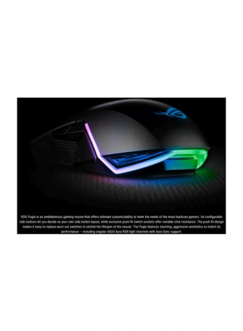 Pugio P503 Wired Optical Gaming Mouse Black