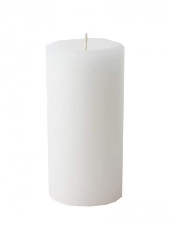 3-Piece Citronella Scented Candle White 3x9x6inch