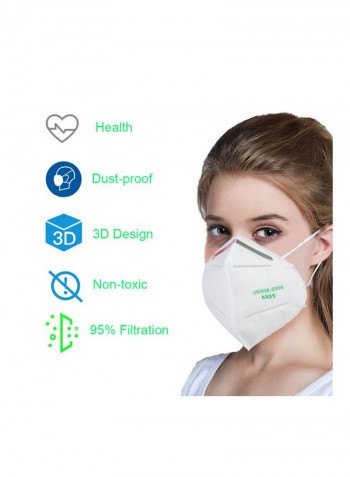 50-Piece Non-Woven Fabrics Mask Set
