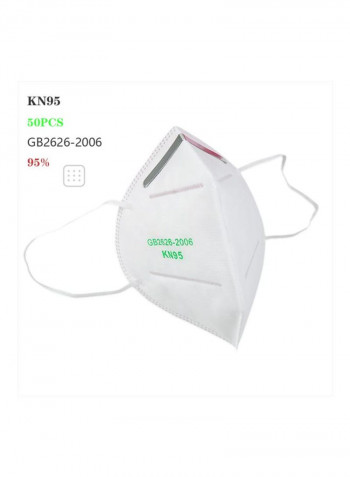 50-Piece Non-Woven Fabrics Mask Set
