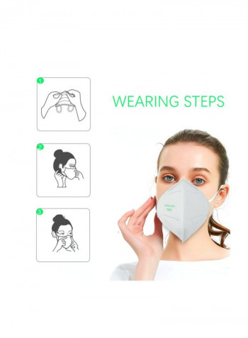 50-Piece Non-Woven Fabrics Mask Set