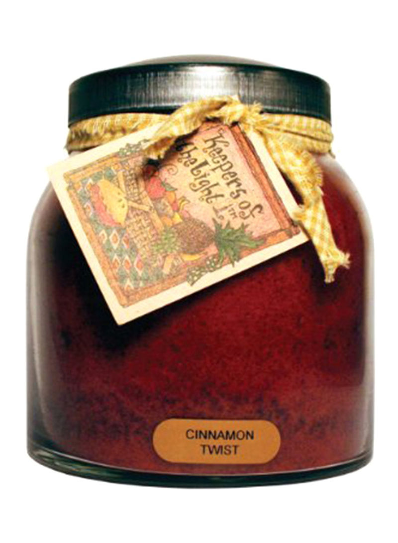 Cinnamon Twist Papa Jar Candle, 34 Ounce