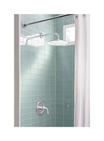Spectra Plus Rain Shower Head Silver 11x11x3.2inch