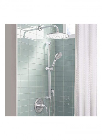 Spectra Plus Rain Shower Head Silver 11x11x3.2inch