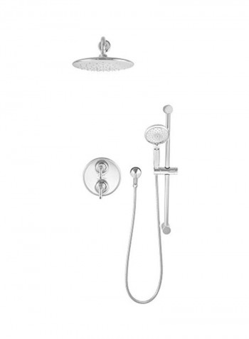 Spectra Plus Rain Shower Head Silver 11x11x3.2inch