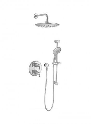 Spectra Plus Rain Shower Head Silver 11x11x3.2inch