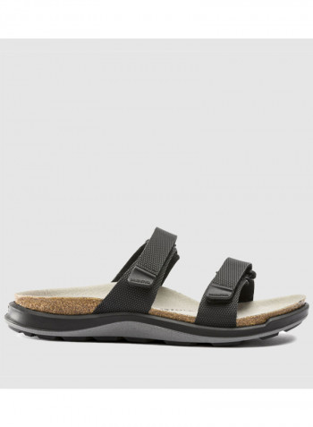 Comfortable Sahara Slides Black