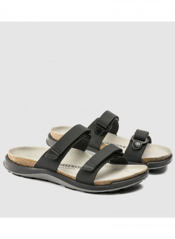Comfortable Sahara Slides Black