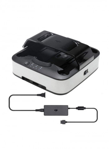 5000 mAh Spark Portable Charging Station Black/Silver