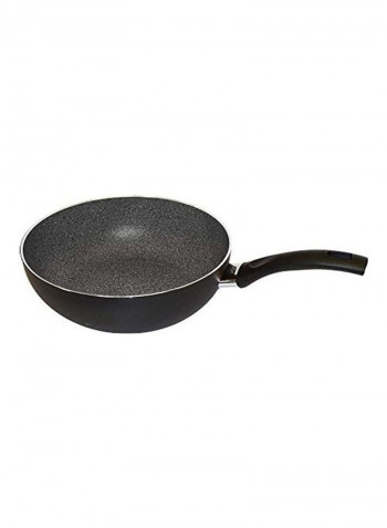 Granite Coating Wok Pan Black 28cm