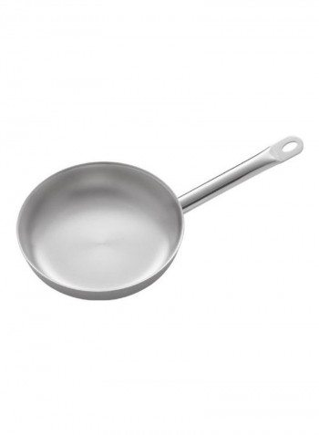 Stainless Steel Frying Pan Metallic Grey 20cm