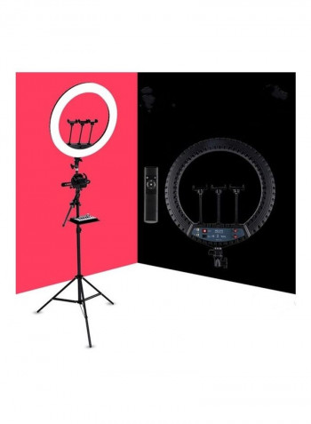 LED Tripod Mount Ring Light 21inch Black