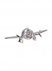 Art Deco Flight Clock Gold 14inch