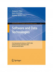 Software and Data Technologies: First International Conference, ICSOFT 2006, Setubal, Portugal, September 11-14, 2006, Revised Selected Papers Paperback English by Joaquim Filipe
