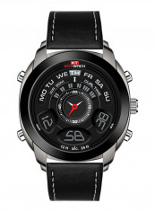 Men's Pointer Display Round Dial Quartz Watch NNSB03700965