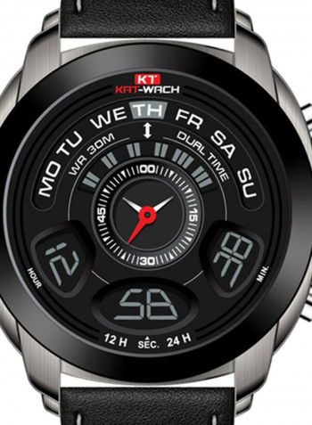 Men's Pointer Display Round Dial Quartz Watch NNSB03700965
