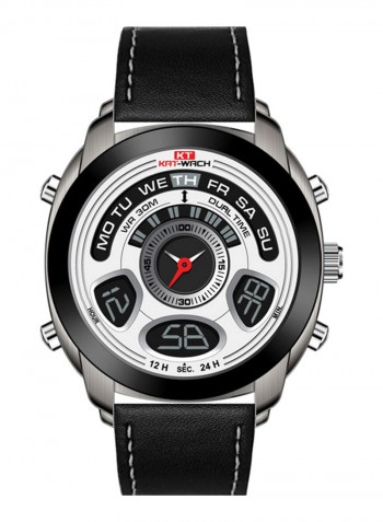 Men's Pointer Display Round Dial Quartz Watch NNSB03700966