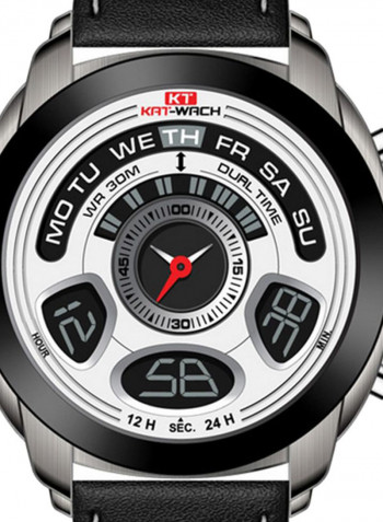 Men's Pointer Display Round Dial Quartz Watch NNSB03700966