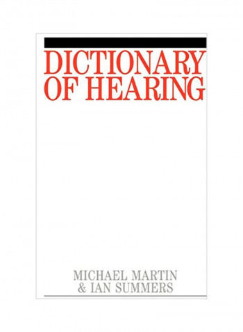 Dictionary Of Hearing Paperback