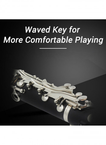 7-Piece Flat Ebonite Clarinet Kit