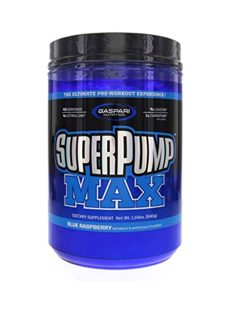 Super Pump Max Dietary Supplement - Blue Raspberry