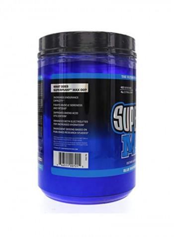 Super Pump Max Dietary Supplement - Blue Raspberry