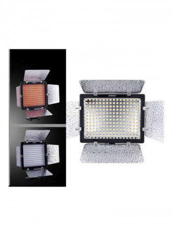 192-Piece LED Photography Light Black/Silver