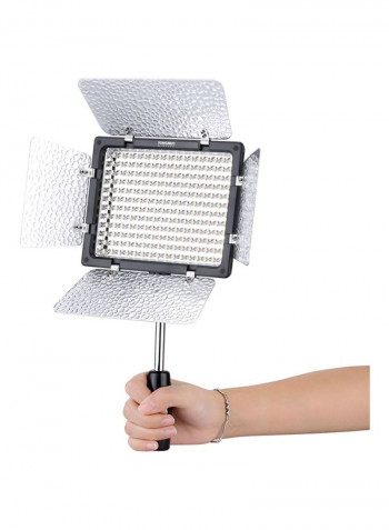 192-Piece LED Photography Light Black/Silver