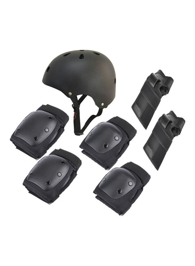 6-Piece Electric Scooter Riding Protection Suits Set With Helmet