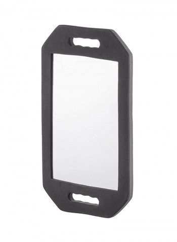 Handheld Sponge Mirror Set Black