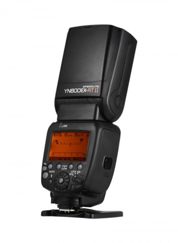 Wireless Speedlite Flash Light 6.2x7.8x20.5centimeter Black
