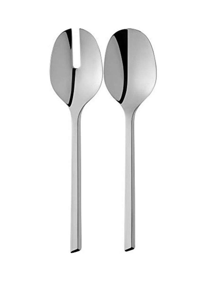 2-Piece Kineo Serving Spoon Silver