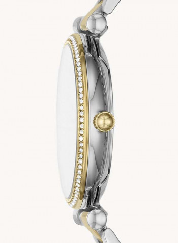 Women's Carlie Multifunction Two Tone Stainless Steel Analog Wrist Watch ES4661