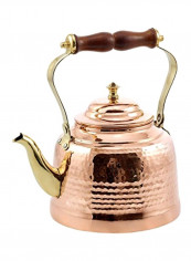 Copper Tea Kettle Copper/Gold/Brown 8.5x4.5x8.8inch