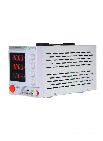 4-Digit Regulated DC Power Supply Tool White