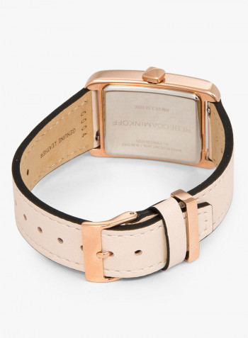 Women's Moment Analog Leather Watch 2200067